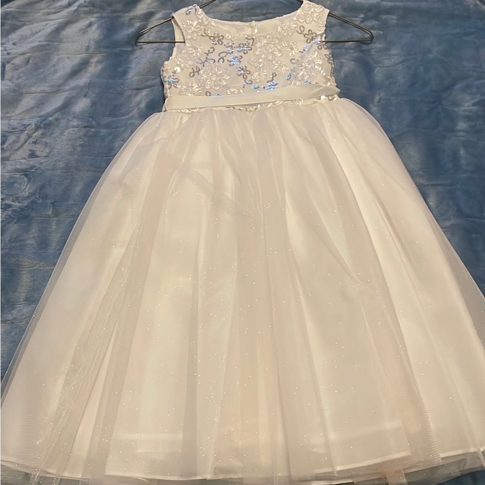 Baptismal, first communion, or flower girl dress